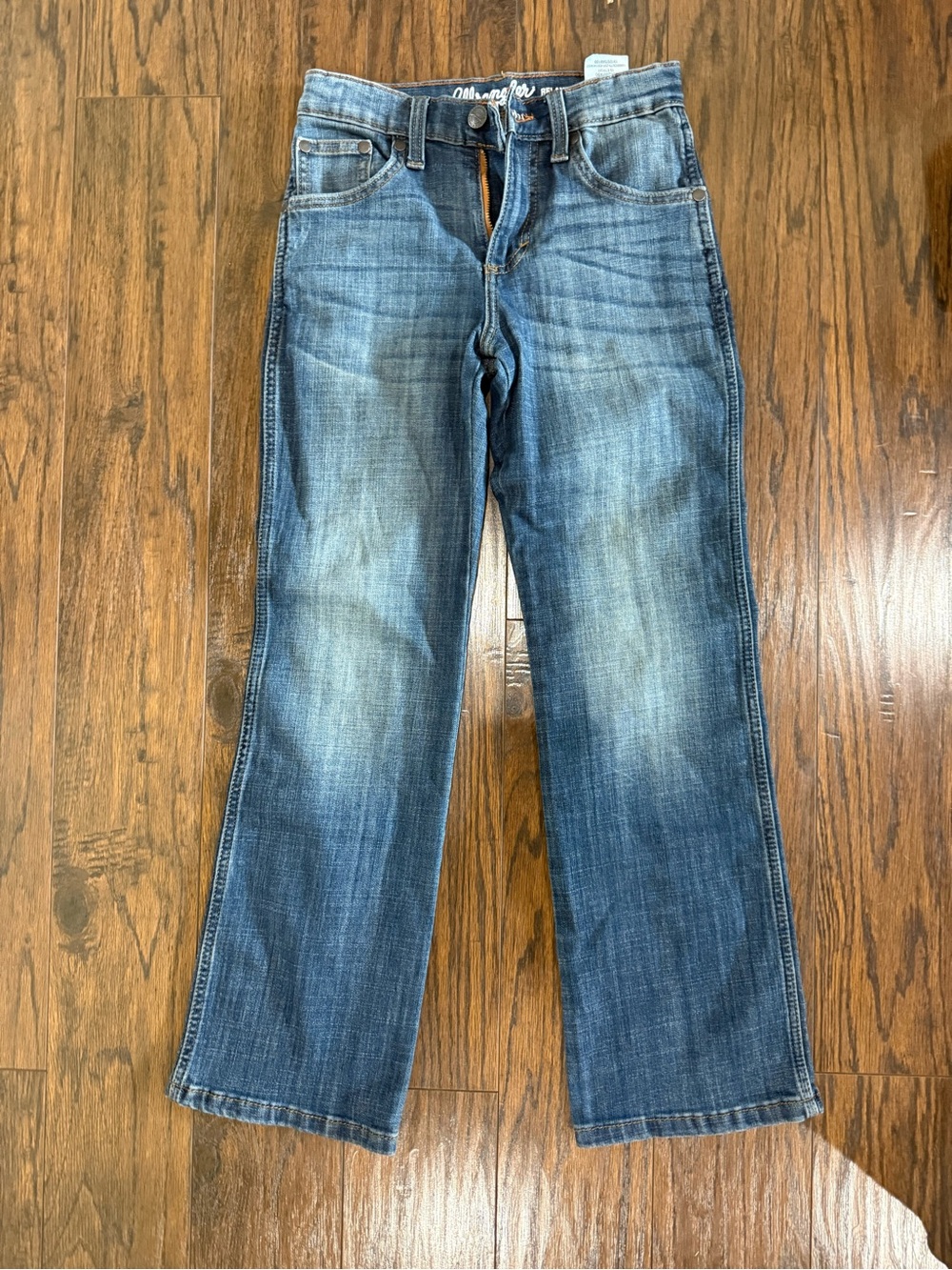 Kids Blue Straight-Leg Denim Jeans
